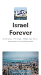 Mobile Screenshot of proisraelforever.com