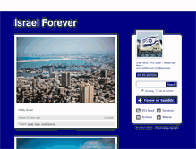 Tablet Screenshot of proisraelforever.com